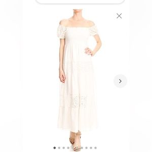 Anna Kaci White Summer Dress Size X Large EUC